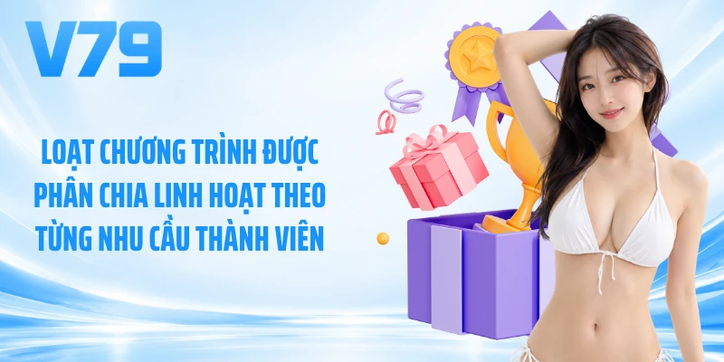 Loạt chương trình được phân chia linh hoạt theo từng nhu cầu thành viên